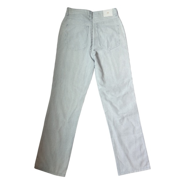 Zara Light Blue Striped Pants - Picture 7 of 8